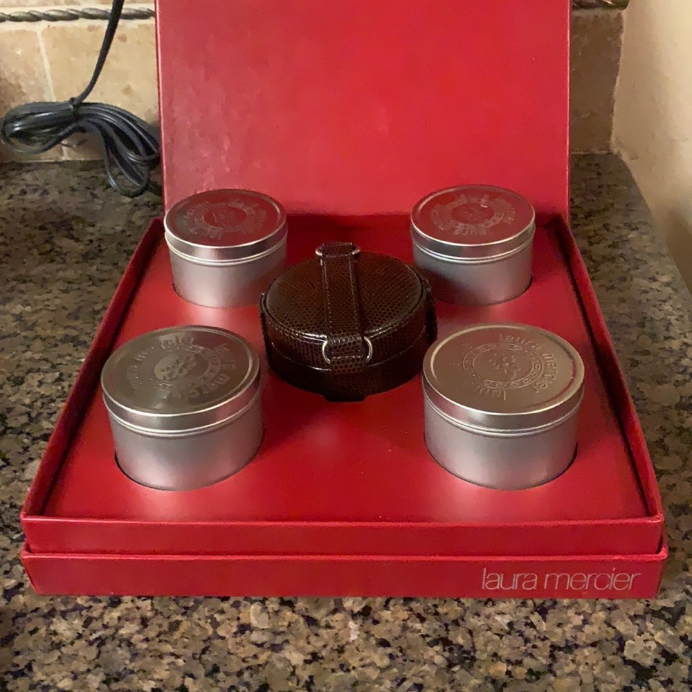 New Laura Mercier Gift Set 4 Travel Candles